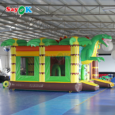 Ticari PVC sıçrama evi sıçrama sıçrama kalesi slide ile şişme sopa