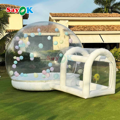 Sayok Şeffaf Bubble House Çocuklar için Trampolin Şişme Bubble House Dome