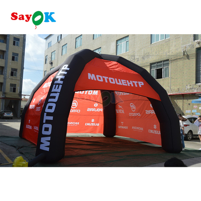 Canvas şişme gazebo çadırı dev PVC örümcek şişme markete ev özelleştirilmiş logo ile örümcek çadırı