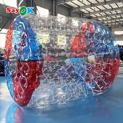 Açık hava su sporları için şişkin Zorb Roller Ball PVC Şeffaf Su Roller Ball