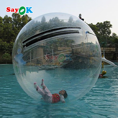 Şişilebilir Yüzen Roller Aqua Zorbing Ball Şeffaf PVC Silindir İnsan Su Balonu Balonu Su Oyunu