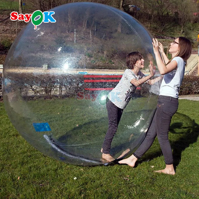 Şişilebilir Yüzen Roller Aqua Zorbing Ball Şeffaf PVC Silindir İnsan Su Balonu Balonu Su Oyunu