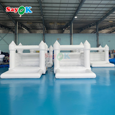 Sayok Özelleştirilmiş PVC Küçük Şişme Düğün Zıplama Evi Pembe Şişme Oyun Parkı Açık Hava Partisi İçin