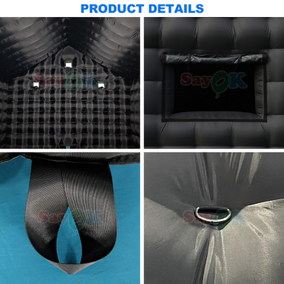 Sayok 26ft Büyük Şişme Gece Kulübü Dışarıdaki Parti Çadırı Şişme Disko Çadırı Işıklı Gece Kulübü