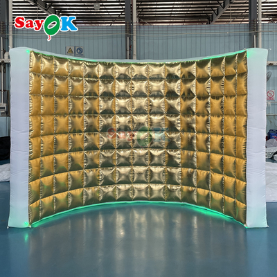 Inflatable Photo Booth Wall with LED for Parties and Events
