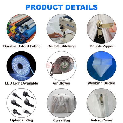 Custom Inflatable LED Photo Booth for Weddings and Events