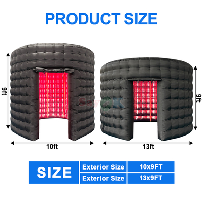 Etkinlikler için 360 Şişme Fotoğraf Kabini Ticari Kiralama Özelleştirilebilir