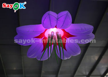 Renkli 1.5m Şişme Aydınlatma Dekorasyon / LED Çiçek Asma
