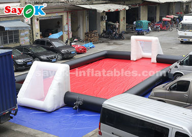 Dev şişme futbol 15*8 m PVC Tente Şişme Spor Oyunları Şişme Futbol Sahası