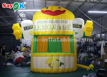 Hava Şişme Çadır Standı Açık Hava Çadırı Promosyon İçin Hava Üfleyicili Şişme Limonata Kabini