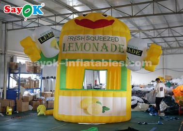 Şişme Çalışma Çadırı 3 * 3 * 4m Oxford Kumaş Şişme Limonata Reklam İçin Stand Standı
