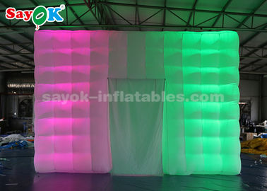 Outwell Hava Çadırı 5 * 5 * 3.5m Şişme Hava Çadırı Düğün İçin Çok Renkli LED Işıklar