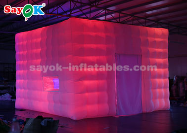 Outwell Hava Çadırı 5 * 5 * 3.5m Şişme Hava Çadırı Düğün İçin Çok Renkli LED Işıklar