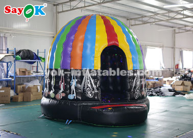 Şişilebilir Dış Çadır PVC Tarpaulin Büyülü LED Işıkla Renkli Şişilebilir Disko Kubbe CE SGS ROHS
