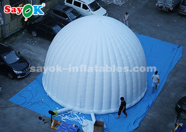 Promosyon Olay için Şişme Açık Çadır 8 Metre LED Aydınlatma Şişme Hava Dome Çadır
