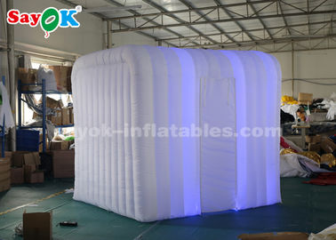 Reklam için Şişme Parti Çadırı 2.5 * 2.3 * 2.2m Şişme LED Fotoğraf Kabini CE SGS ROHS
