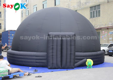 Çocuk Eğitim Bilimleri Ekran için 7 Metre Siyah Şişme Planetarium Dome Çadır