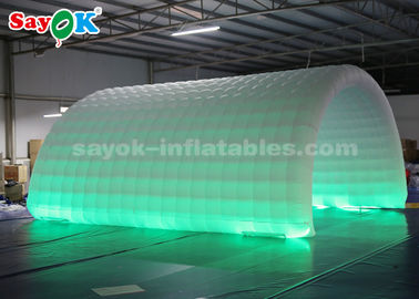 Şişme Tünel Çadırı Yeniden Kullanılabilir 6 * 3 * 3m LED Işıklar Etkinlik / Yıldönümü İçin Şişme Hava Çadırı