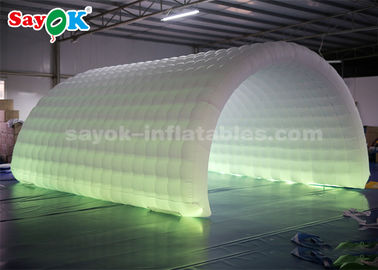 Şişme Tünel Çadırı Yeniden Kullanılabilir 6 * 3 * 3m LED Işıklar Etkinlik / Yıldönümü İçin Şişme Hava Çadırı