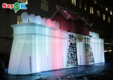 ROHS Özel Şişme Ürünler, Outdoor Display için Ticari LED Şişme Kaya Duvar