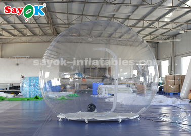 Şeffaf Şişme Çadır Şeffaf 3m Şişme Hava Çadırı Toksik Olmayan Alev - Geciktirici 0.6mm PVC Malzeme