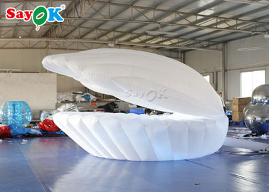 Düğün Dekorasyonunda Beyaz 3m LED Işık Şişme Shell Modeli