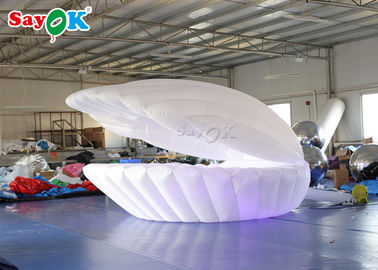 Düğün Dekorasyonunda Beyaz 3m LED Işık Şişme Shell Modeli