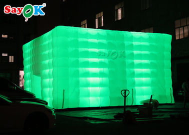Açık Havada Şişme Çadır LED Küp Şişme Hava Çadırı Ticari Reklam Parti Dekorasyonu İçin