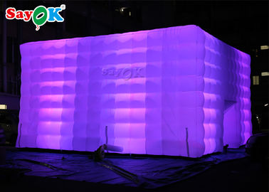 Açık Havada Şişme Çadır LED Küp Şişme Hava Çadırı Ticari Reklam Parti Dekorasyonu İçin