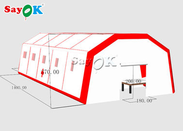Şişme Barınak Çadırı Hastaları Ayarlamak İçin Hızlı İnşa Edilen Şişme Hava Çadırı CE SGS ROHS