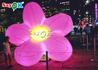 Reklam Dekorasyon için Yapay Şişme LED Asılı Çiçek