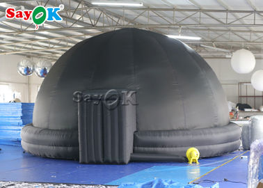 360 Dome Projeksiyon 5/6m Taşınabilir Siyah Şişme Planetaryum Çadırı