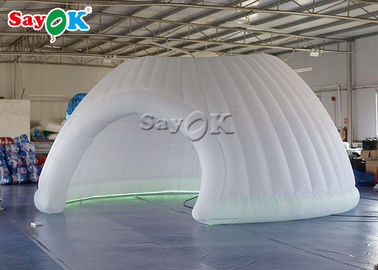 LED Işık ile Açık Şişme Çadır Etkinliği 6m Şişme Igloo ve Dome Çadır