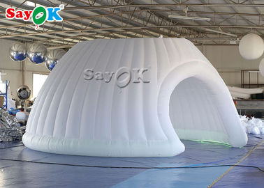 LED Işık ile Açık Şişme Çadır Etkinliği 6m Şişme Igloo ve Dome Çadır