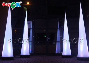 Açık ve Kapalı Etkinlik İçin Parti Dekoratif Şişme LED Koni