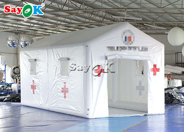 Beyaz 6x3x3mH Geçici Acil Şişme Tıbbi Çadır