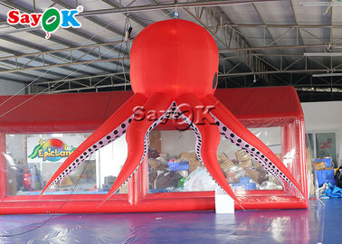 Kırmızı 190T Naylon Ahtapot Tentacles 3m Şişme Aydınlatma Dekorasyonu