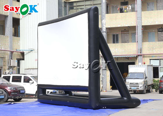 Su geçirmez PVC 6.4x4.6mH Ticari Şişme Kapalı Hava Ekranı