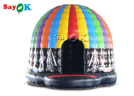 Ses Sıçrama Şişme Çadır 5x4x3.5mH Müzik Dans Partisi Etkinliği İçin Led Şişme Disco Dome Çadır