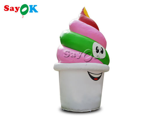 Özel 5mH PVC Şişme Dondurma Koni Modeli
