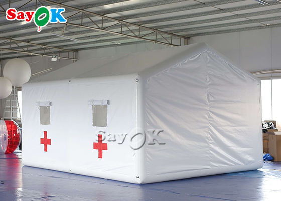Tıbbi Aciliyet İçin Şişme Acil Çadır Su Geçirmez Hava Geçirmez Şişme Hastane Çadırı