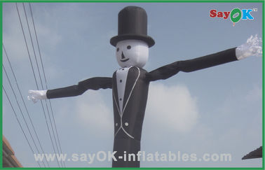 Şişme disket adam Şişme Adam Hava Dansçıları Rip Stop Naylon Malzeme 6m Şapkalı