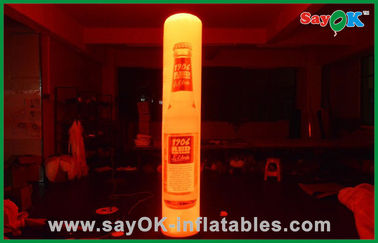 Promosyon LED Şişme Aydınlatma Dekorasyon Küçük Şişme Pillar 2m Yükseklik