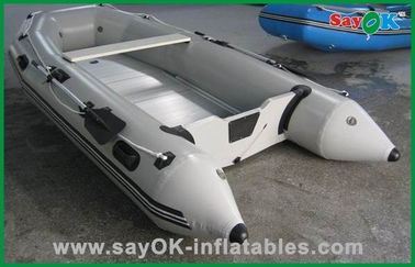 Özel PVC Şişme Botlar Beyaz Deep-V Fiberglas Boat 3.6mLx1.5mW