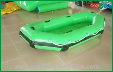 Çocuk Yeşil PVC Şişme Botlar Ticari Şişme Su Oyuncakları