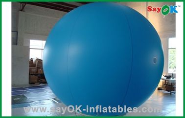 Açık Show Etkinliği için Mavi Renk Helyum Şişme Büyük Balon