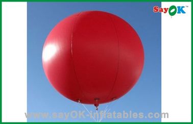 Düğün için Ticari Kırmızı Şişme Balon Helyum Reklam Balonları