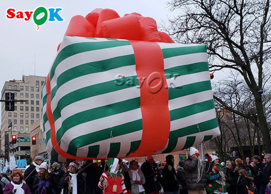 Oxford Bezi Şişme Noel Hediyesi Kutusu Helyum Parade Balonu