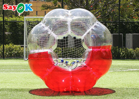 Şişme Top Oyunu Açık Oyun TPU PVC Gövde Zorb Şeffaf Kabarcık Futbol Topları