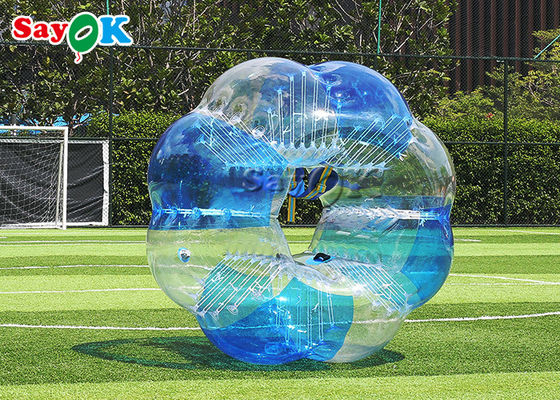 Şişme Futbol Oyunu Yetişkin Boyutu Spor Oyuncaklar TPU Şeffaf Şişme Tampon Topu